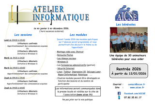 Flyer 3 volets 2025 - verso
